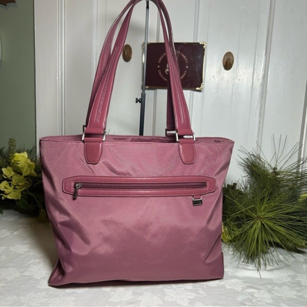 Elegant Burgundy Tote Bag
